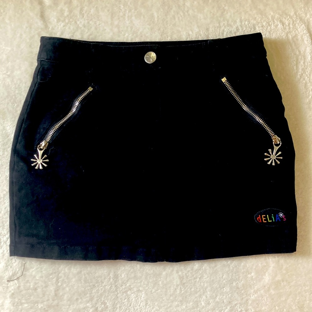 Dollskill x Delia’s Collab black mini skirt